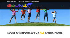 Desktop Screenshot of mybounzparty.com